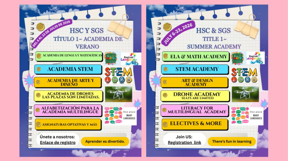 HSC & SGS Title 1 Summer Academy