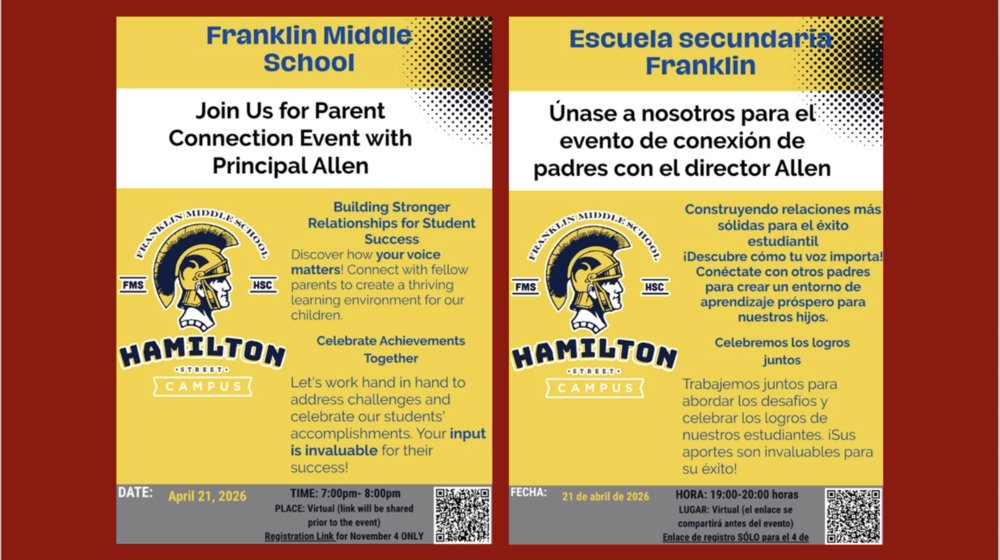 Parent Connection Event with Principal Allen