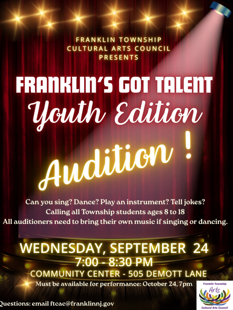Calling all Township students September 24th ages 10 to 18! All auditioners need to bring their own music if singing or dancing. https://uqfh5.app.goo.gl/BZ6Y