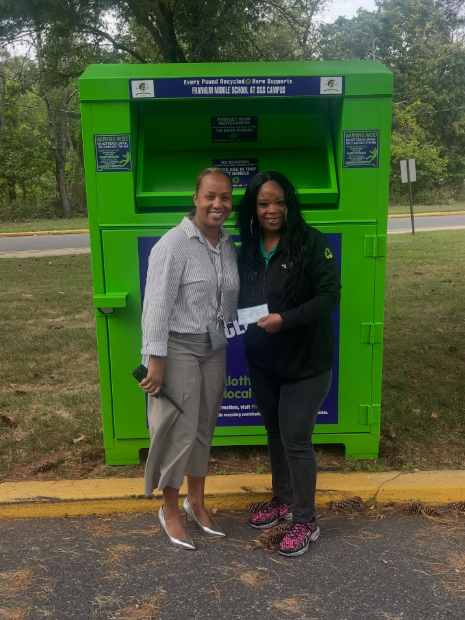 Thank you to Brom Kids LLC for providing SGS with our own clothing bin! Please visit us at SGS for your clothing donation needs on evenings and weekend!