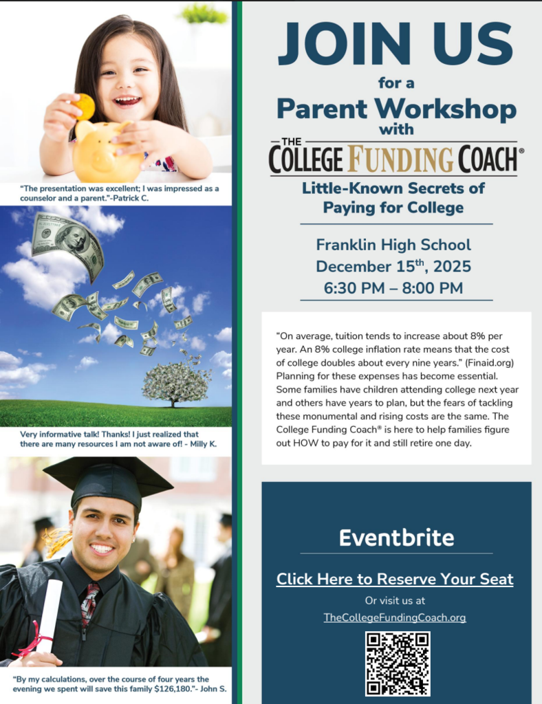 families of students of all ages are welcome