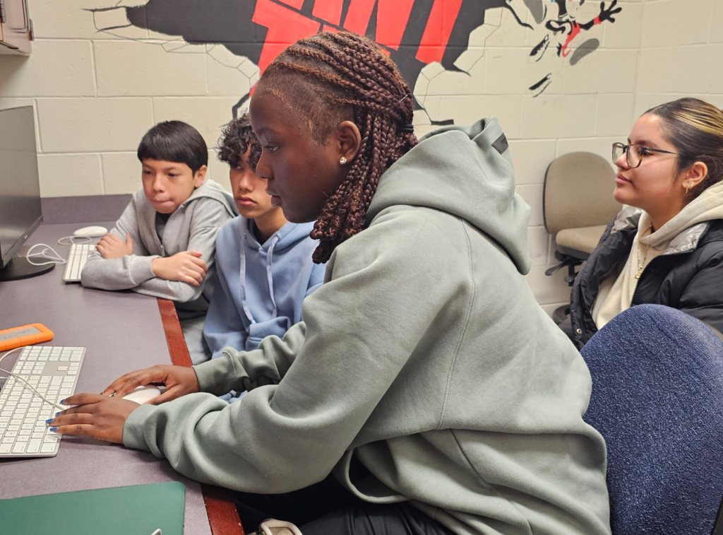 8th Grade Intro to TV students take over the FHS WANT-TV studio today! Such great work by our very talented #CTE students!