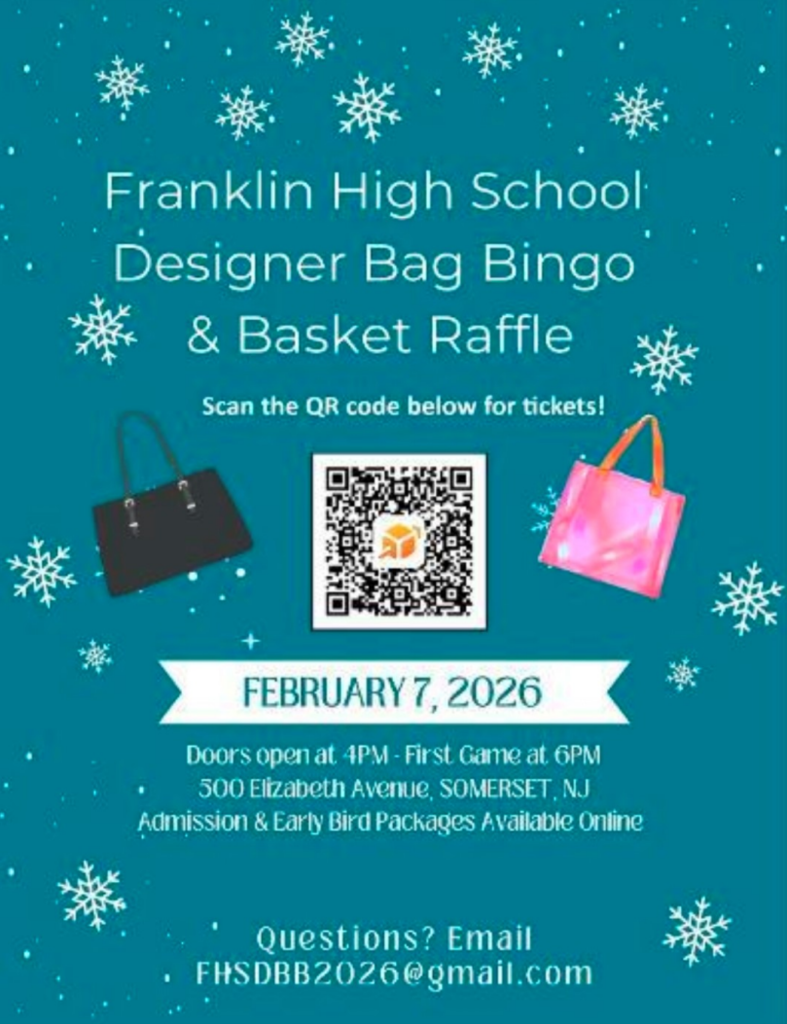 Join us at FHS on Saturday, February 7th for Designer Bag Bingo.  For more information, visit: https://my.cheddarup.com/c/winter-wonderland-designer-bag-bingo-2026/items  or email: FHSDBB2026@gmail.com