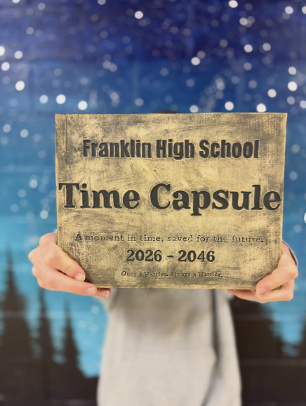 A huge thank you to senior Cara Merris for creating a beautiful ceramic plate to commemorate the placement of the time capsule celebrating FHS’s 20th anniversary. It’s especially meaningful to have a connection across the years, with Cara carrying on the legacy of alumni like Dean Jason Yanchuck from the Class of 2006. A full-circle moment!