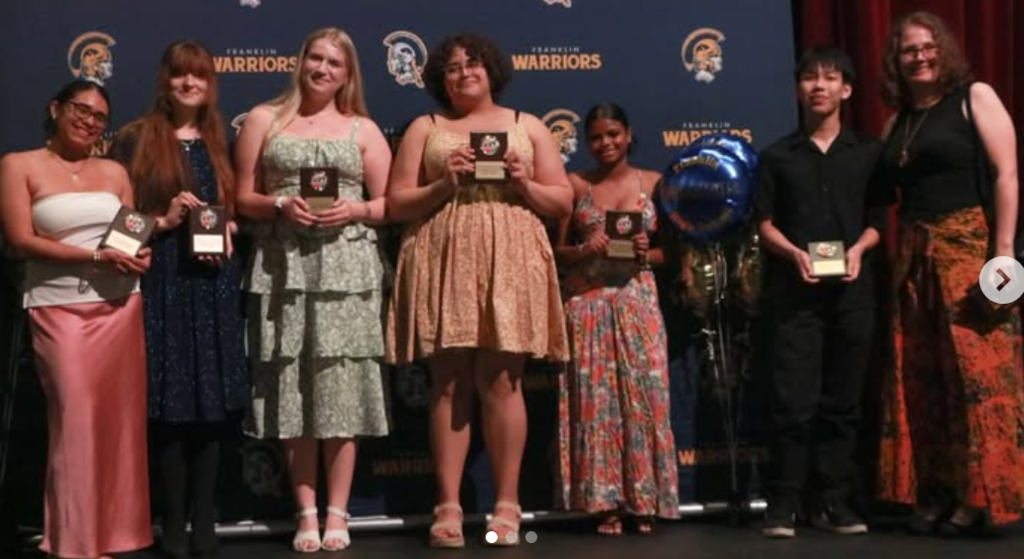 Celebrating FVPA students at FHS awards night!