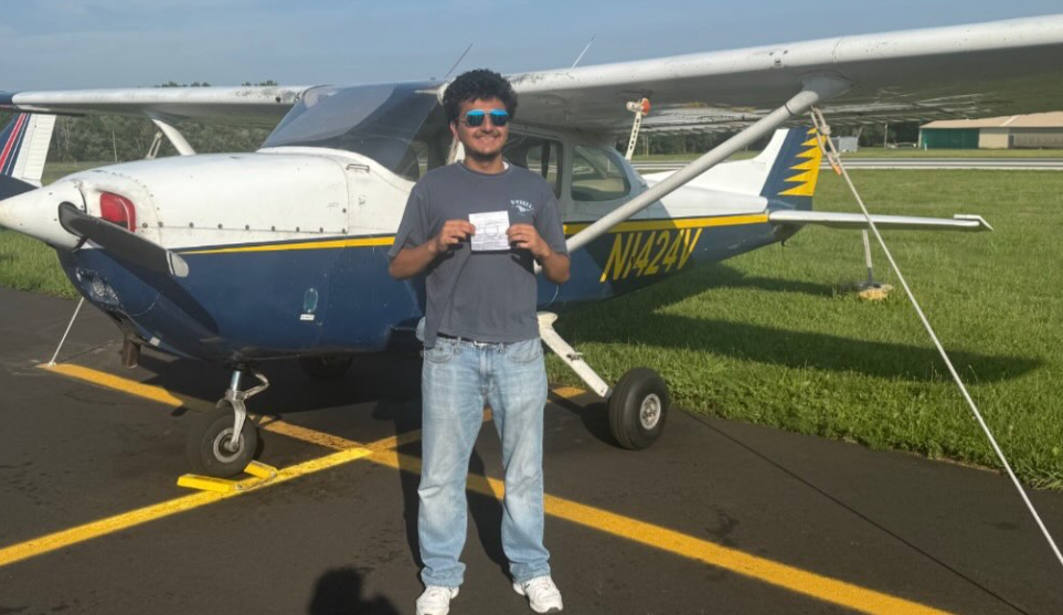 Another Warrior earns his wings! ✈️ Congratulations, Dylan Patel, on earning your PPL! We are so proud of this incredible accomplishment and can’t wait to see what comes next for you at Embry-Riddle! See you in the skies!