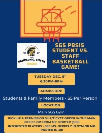 Students v. Staff Basketball Tournament