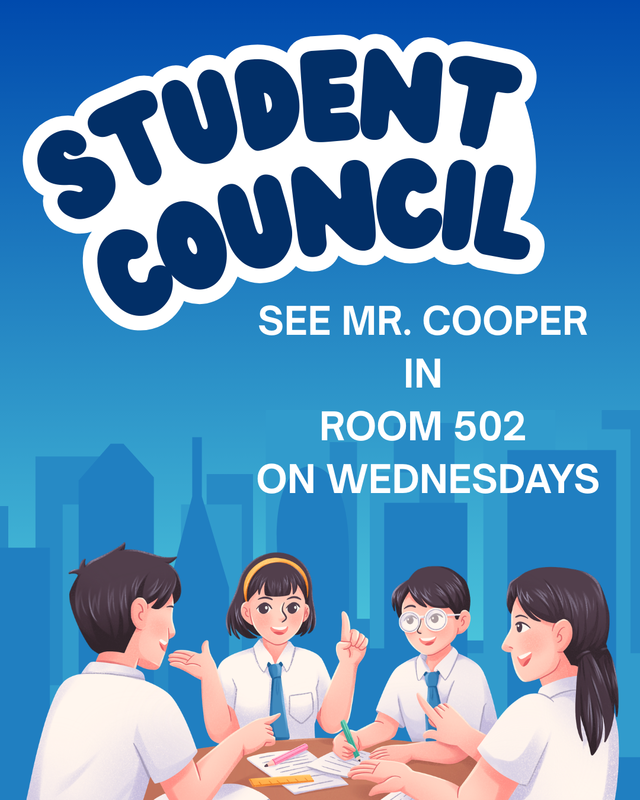 Student Council Meets on Wednesdays