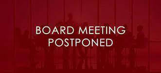 postponed