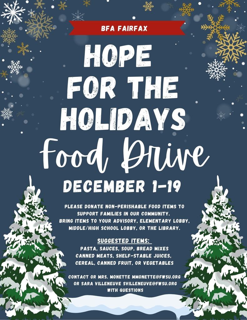 food drive poster