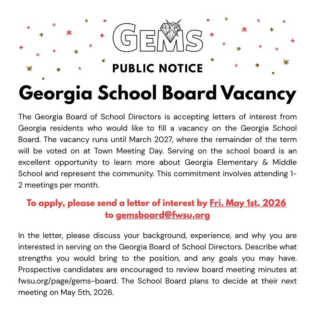 Georgia School Board Vacancy