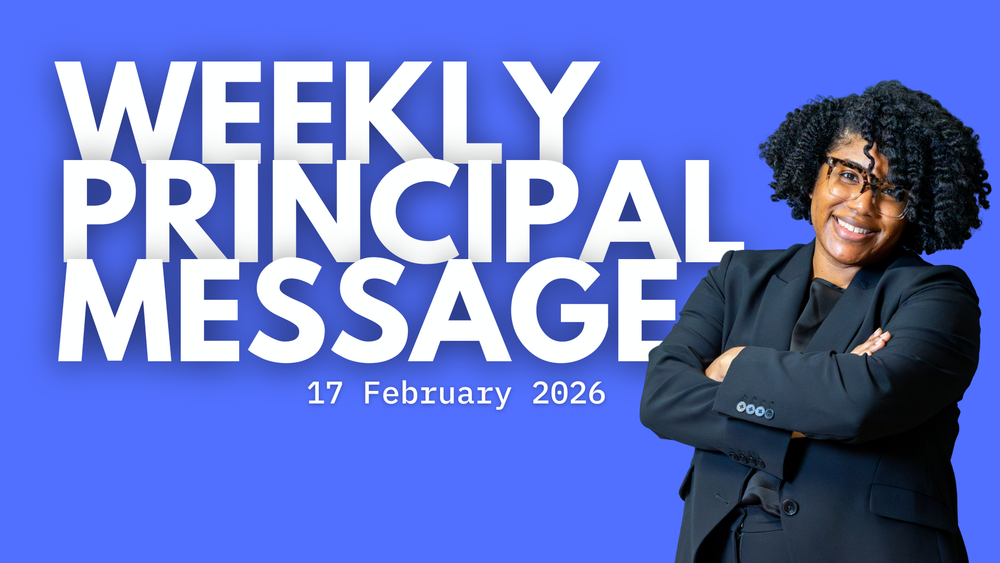 Weekly Principal Message