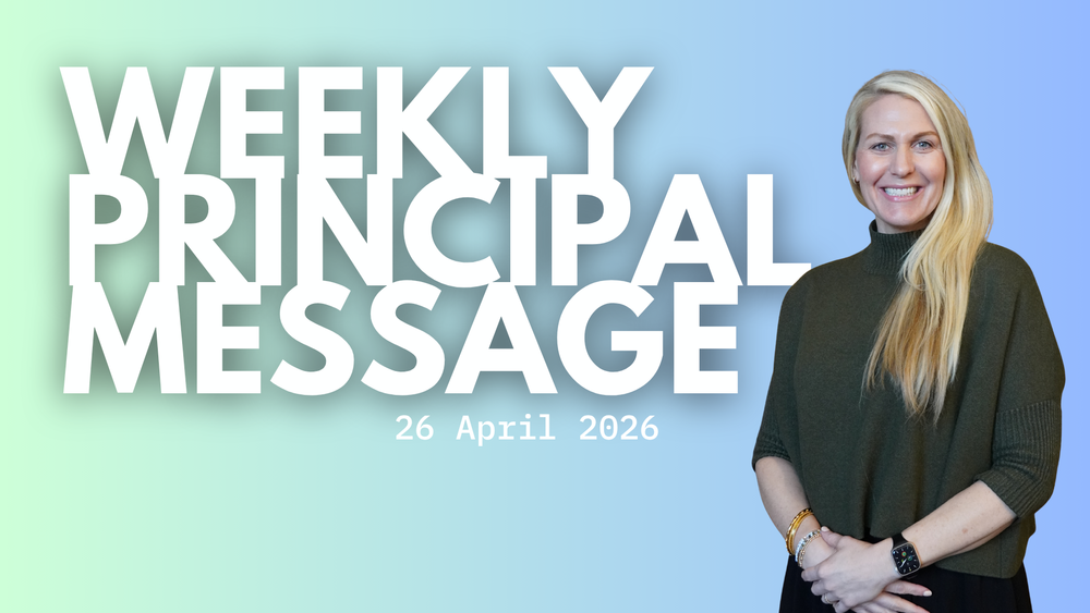 Weekly Principal Message