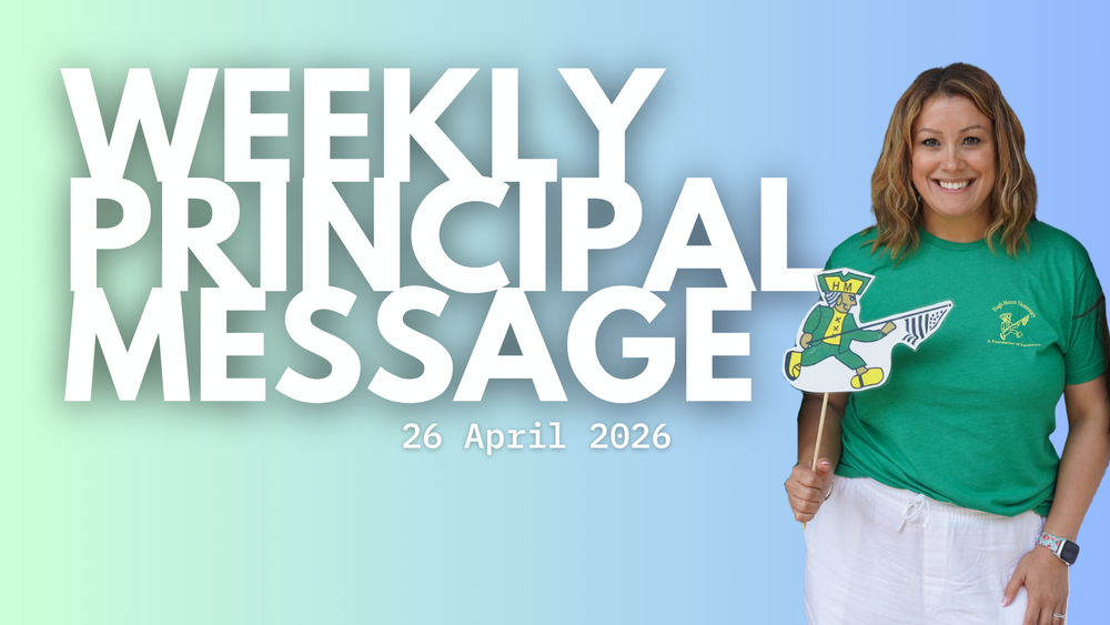 weekly principal message