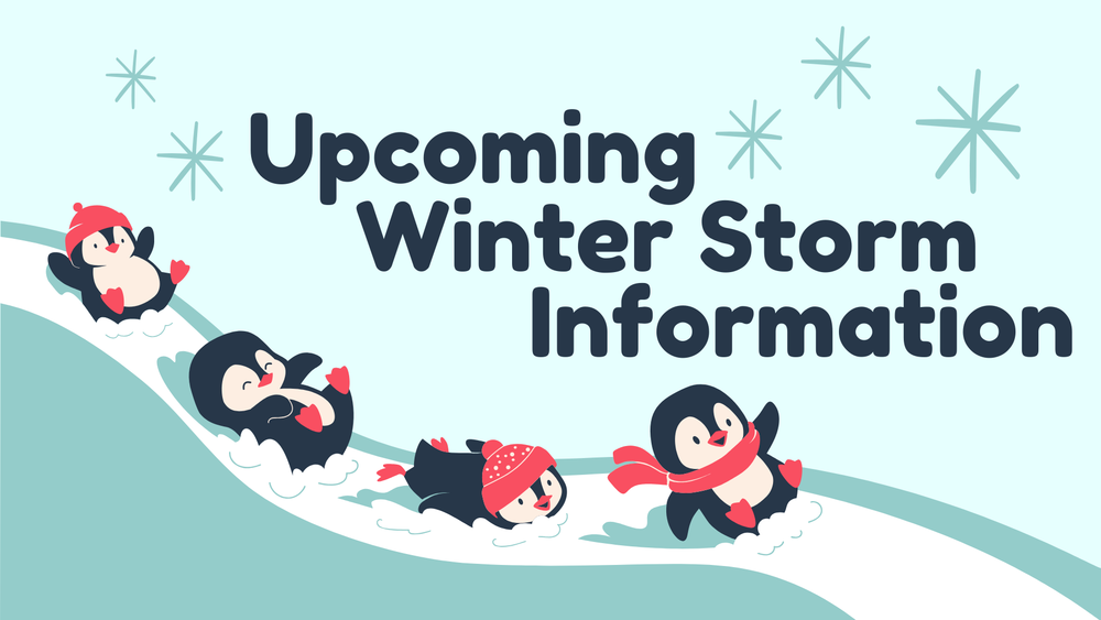 Upcoming Winter Storm Information