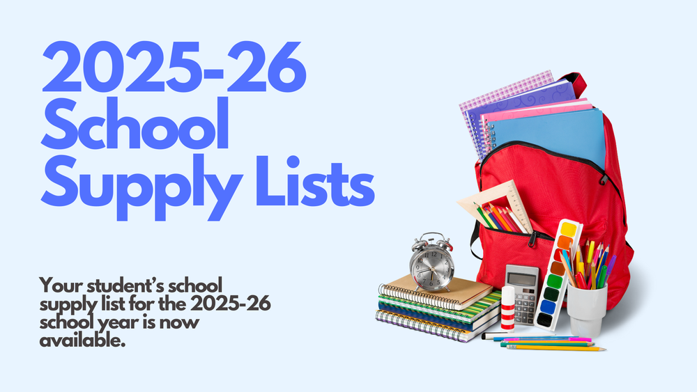 2025-26 School Supply List
