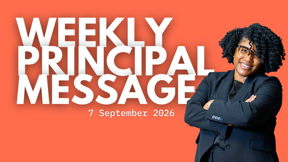 Weekly Principal Message