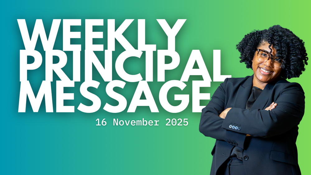 Weekly Principal Message
