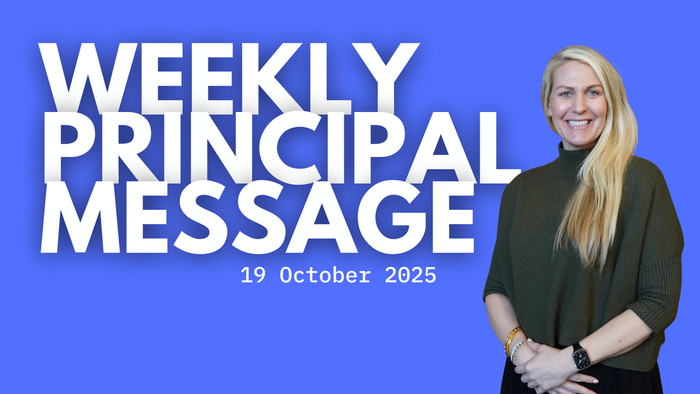 Weekly Principal Message