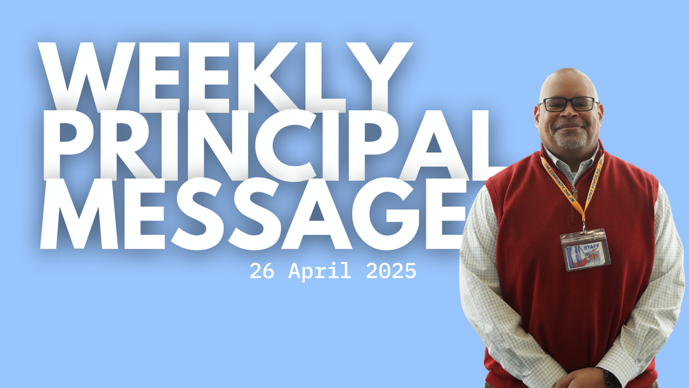 Weekly Principal Message