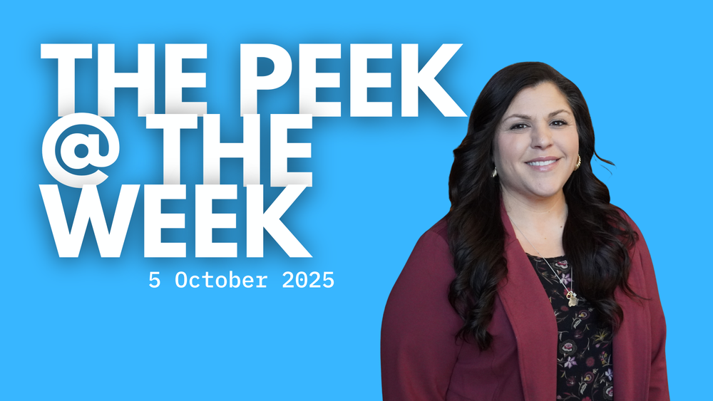 peek @ the week - 5 oct 2025