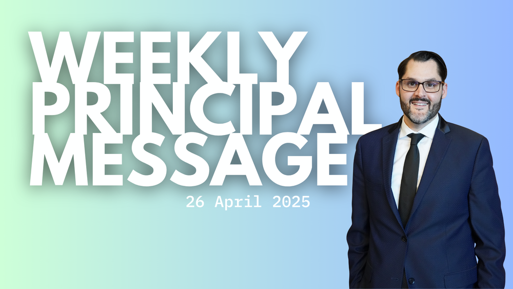 weekly principal message