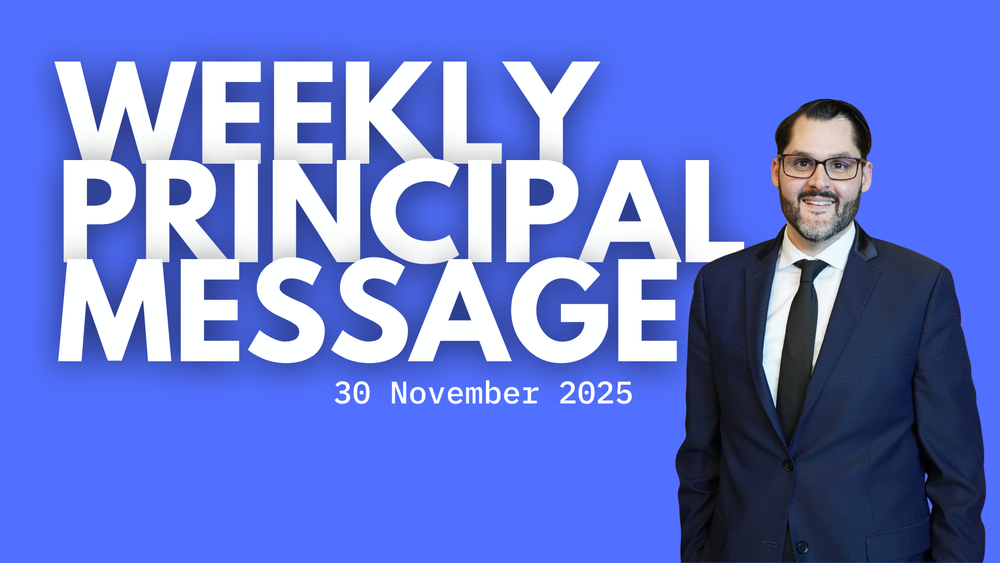 Weekly Principal Message
