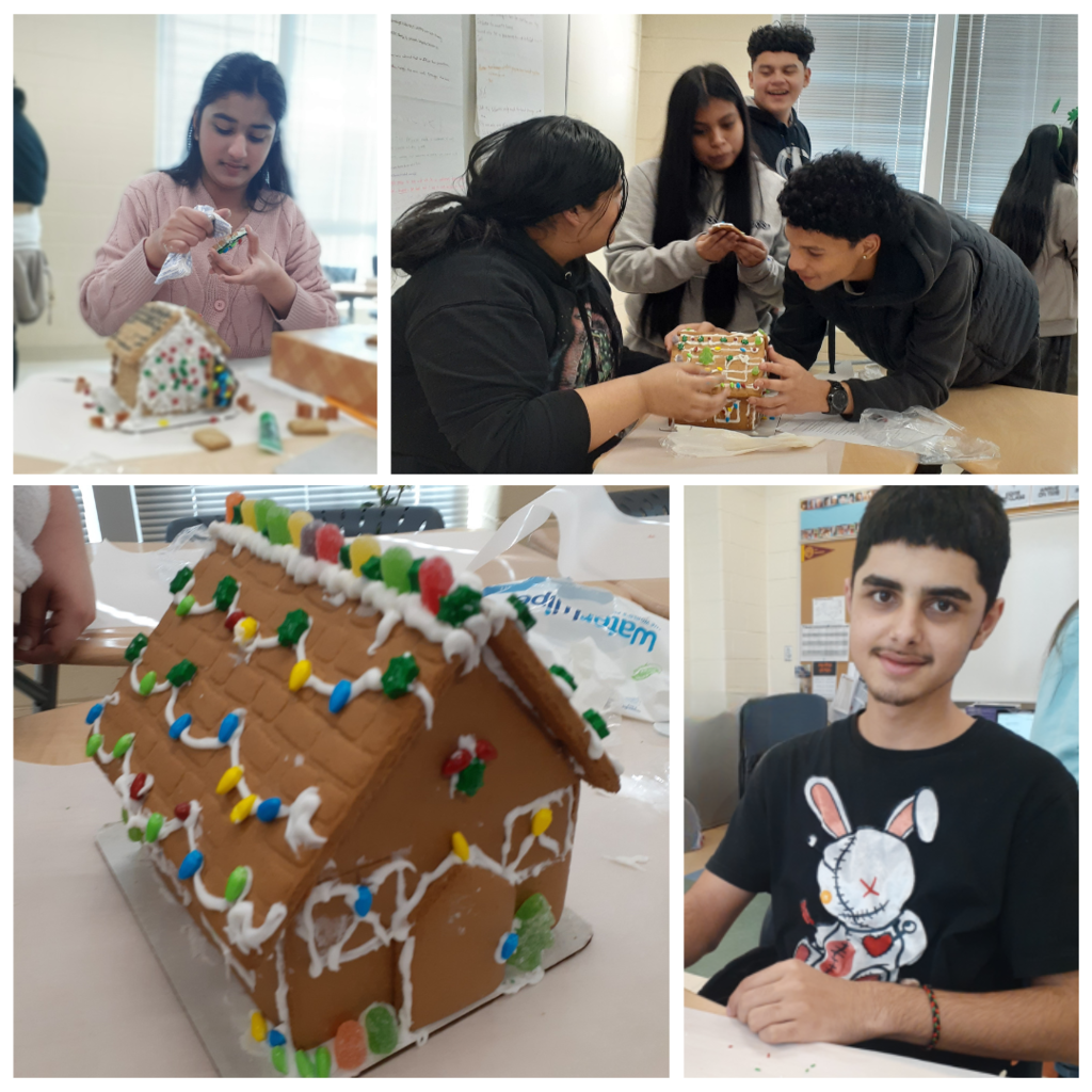 Students in Ms. Loo’s class brought the holiday spirit to life with a gingerbread house contest! From frosted roofs to candy cane fences, the creativity was off the charts.