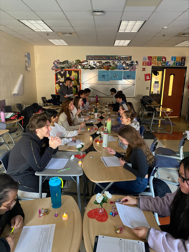 AP Biology got a little cell-ebritory recently with a Valentine’s themed lesson! Students personified cell organelles and took part in a mock speed dating session, voting for titles like Most Dateable Organelle and Life of the Party. Plenty of laughs were shared as they tried to guess each organelle’s identity turns out, mitochondria really is the powerhouse of the relationship! 😂 #CellMate #APBioLove #LoveIsInTheCell #SpeedDatingScience #Creative