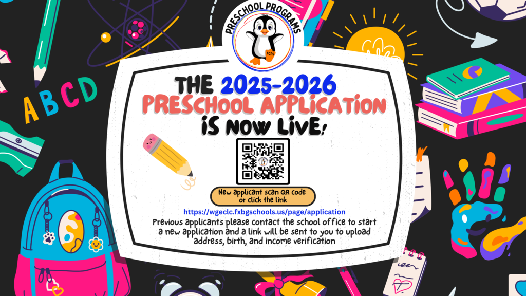 Preschool Programs Application