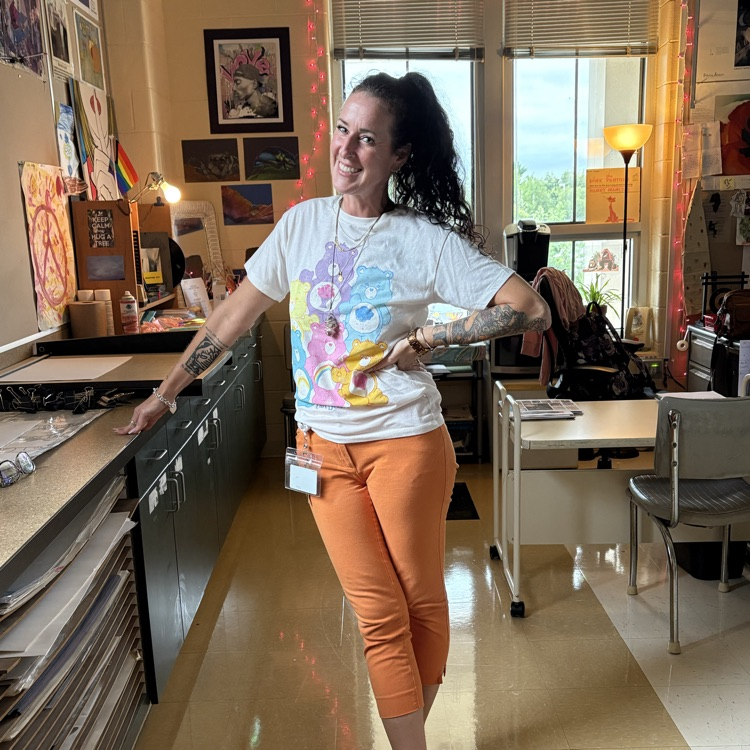 Orange pants thursday