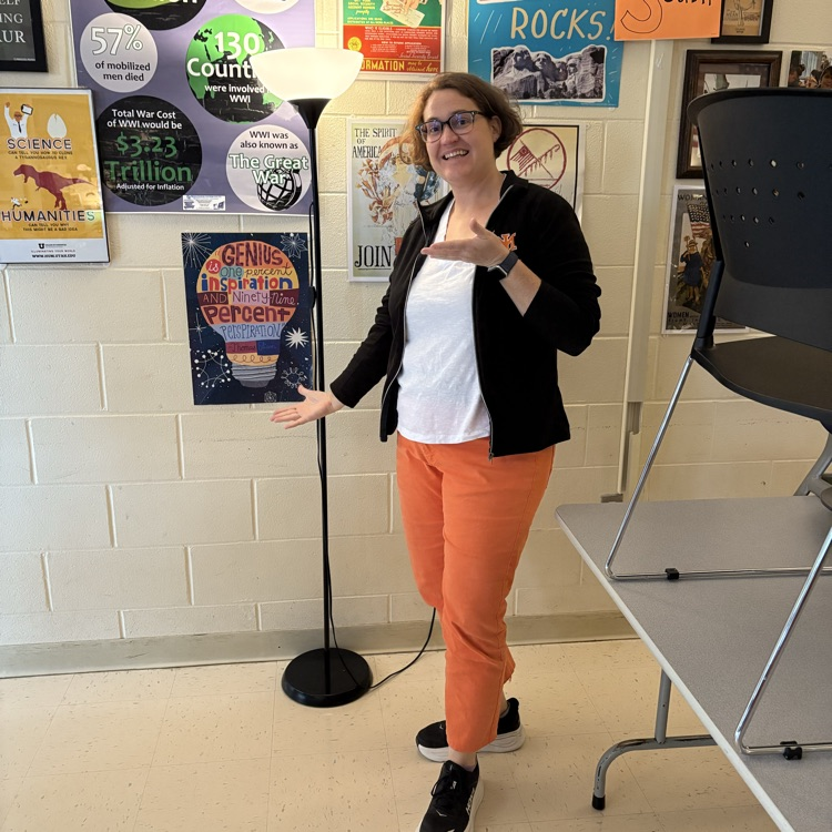 Orange pants thursday