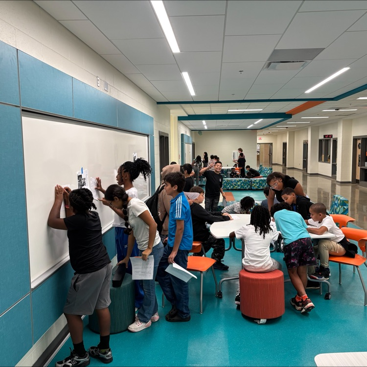 Students measuring