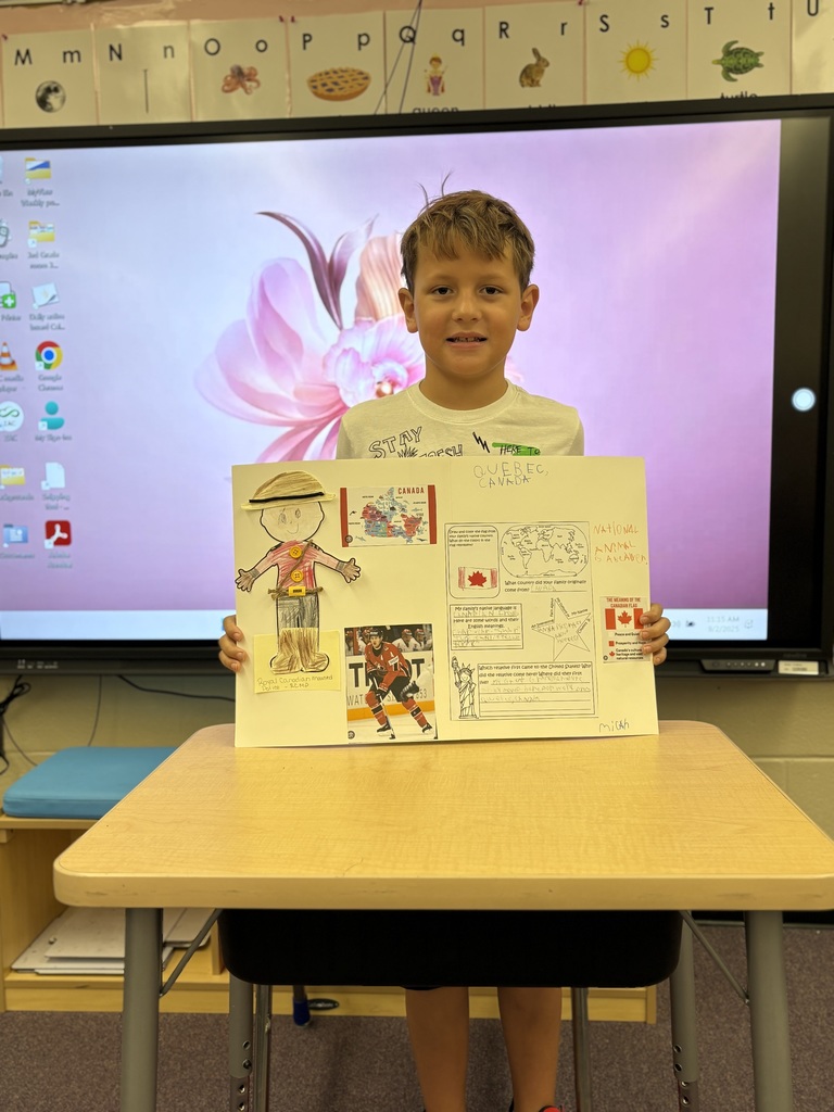 Student shares his poster