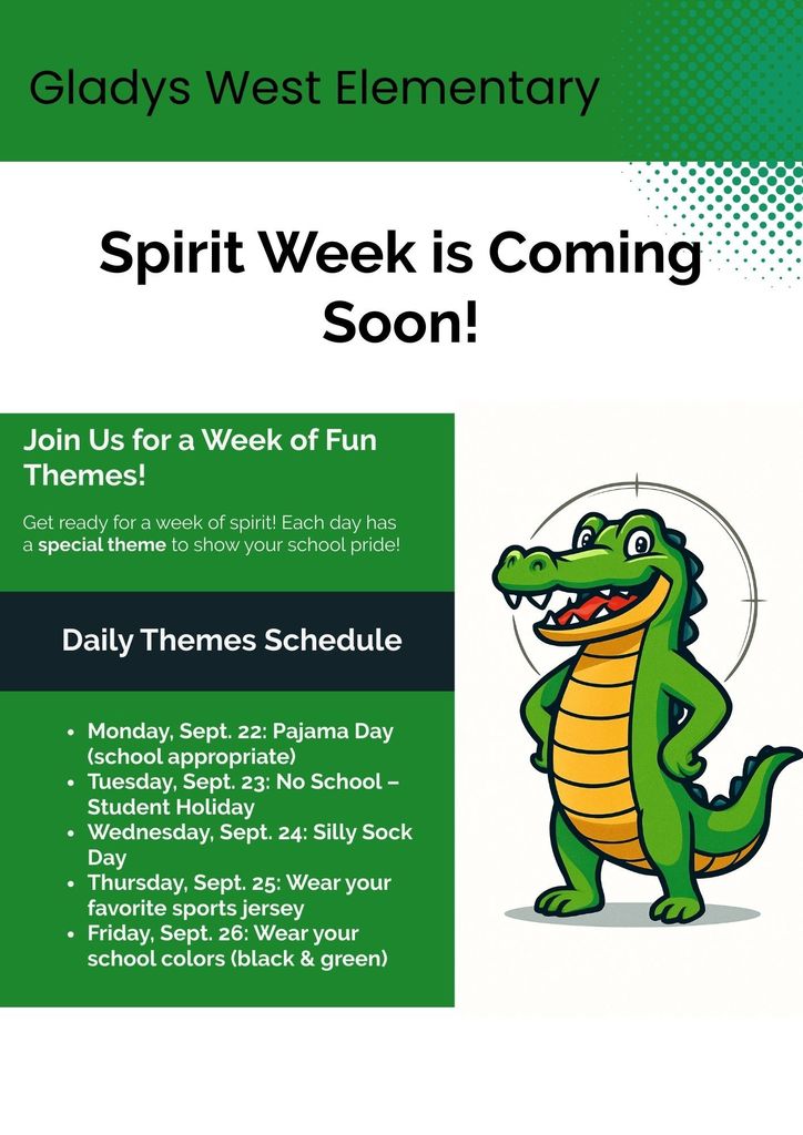 Spirit Week Flyer