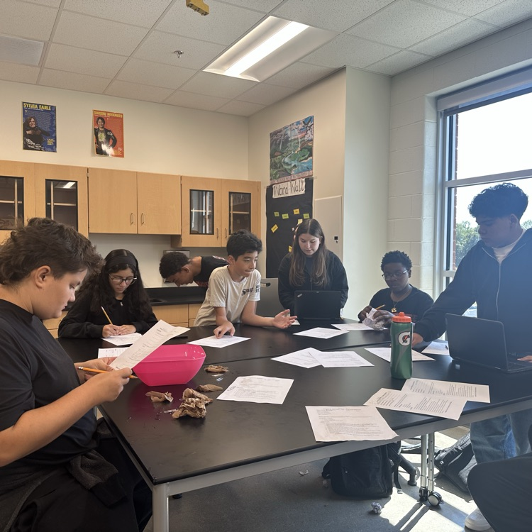Students testing surface tension! 