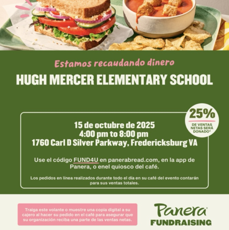 Panera flyer in Spanish