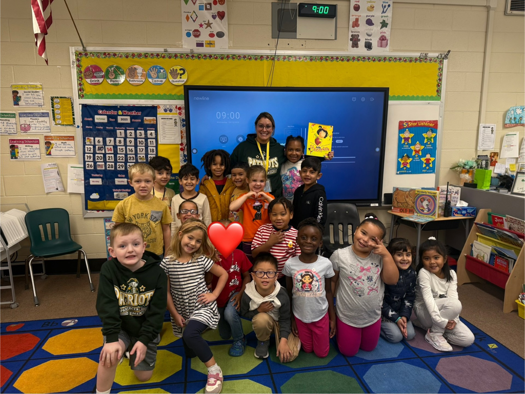 Dr. Russ with the kindergarten class