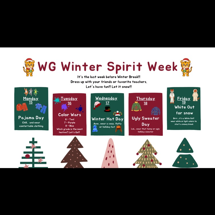 #WGMSSPIRITWEEK