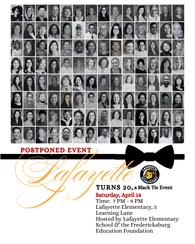 Lafayette 20th Anniversary Event Postponed