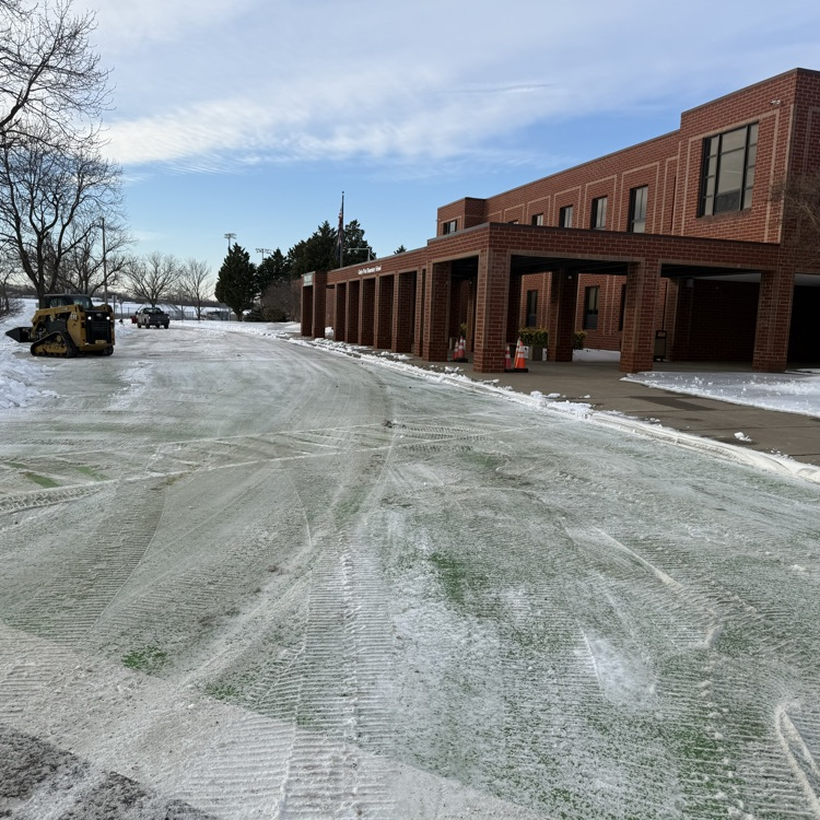 clearning snow and ice