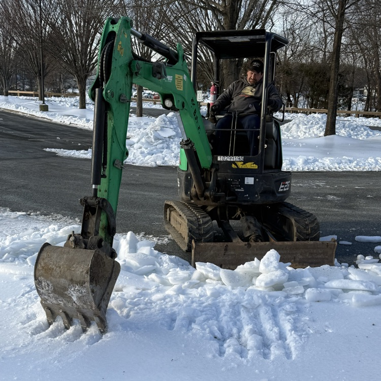 clearing snow and ice