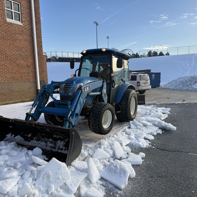 clearing snow and ice
