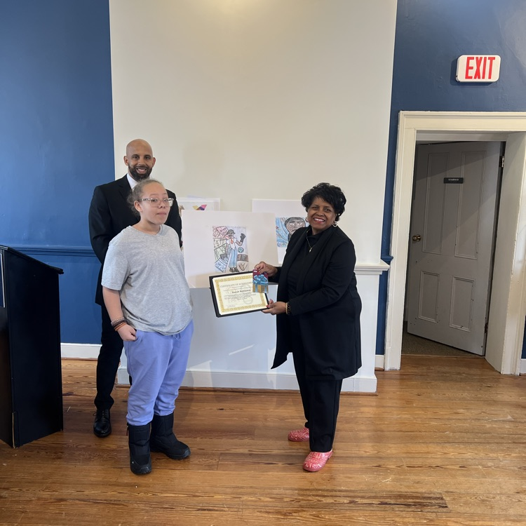 Congratulations to our talented FCPS Students 2026 MLKing Art Contest winners 🏆sponsored by the Alpha Phi Alpha Fraternity & hosted at the Fredericksburg Area Museum!👏🏽 