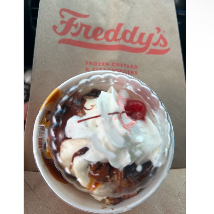  Freddy’s ice cream. 
