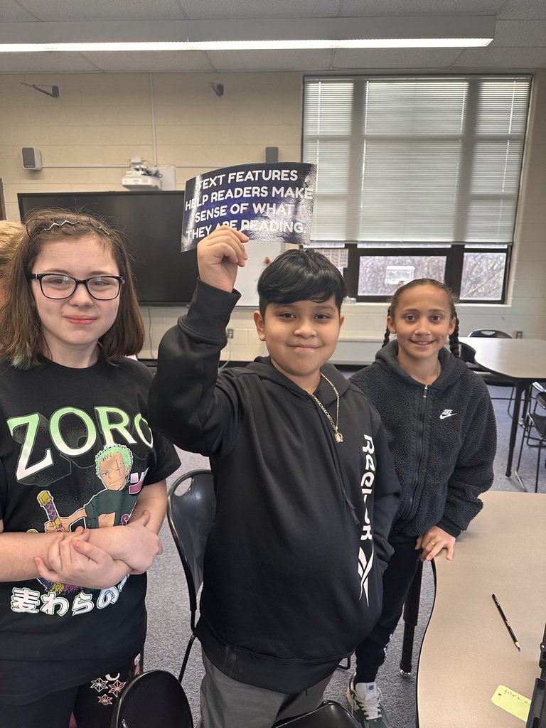 Ms. Rahn's 6th grade English students learn about text features through a fun "escape room" experiential game.
