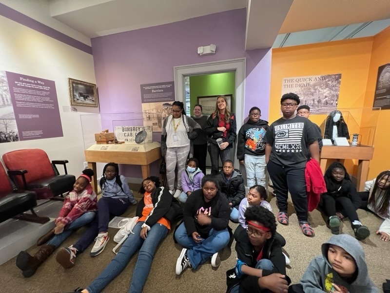 ❤️FCPS James Famer Scholars (3-8 Graders) on a Field Trip last Saturday at the Fredericksburg Area Museum!