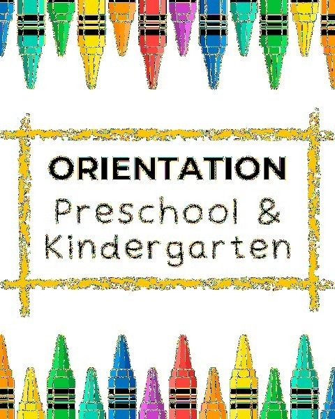 Kindergarten Orientation