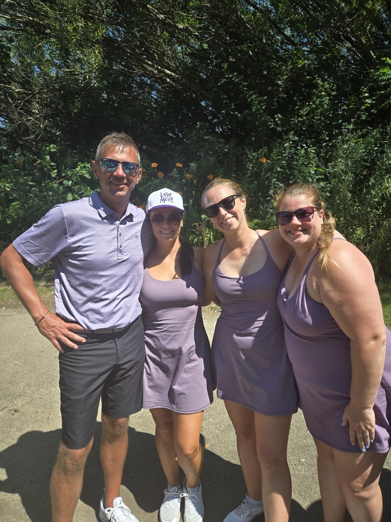 Middle School teachers Scott & Danielle Herdzik, Mary Ivory, and Madalyn Mueller