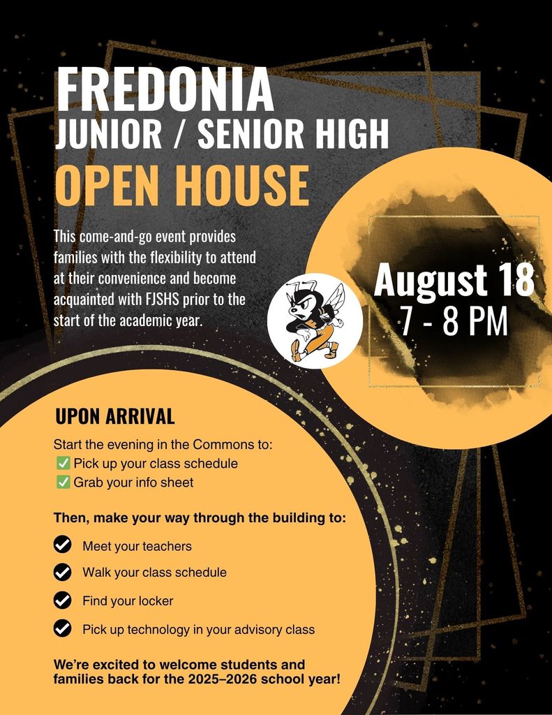 Open House - FJSHS - August 2025